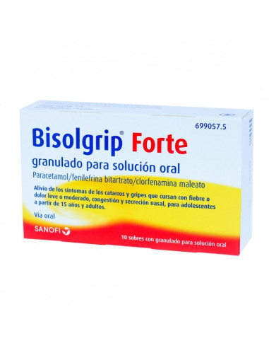 Bisolgrip Forte 10 sobres